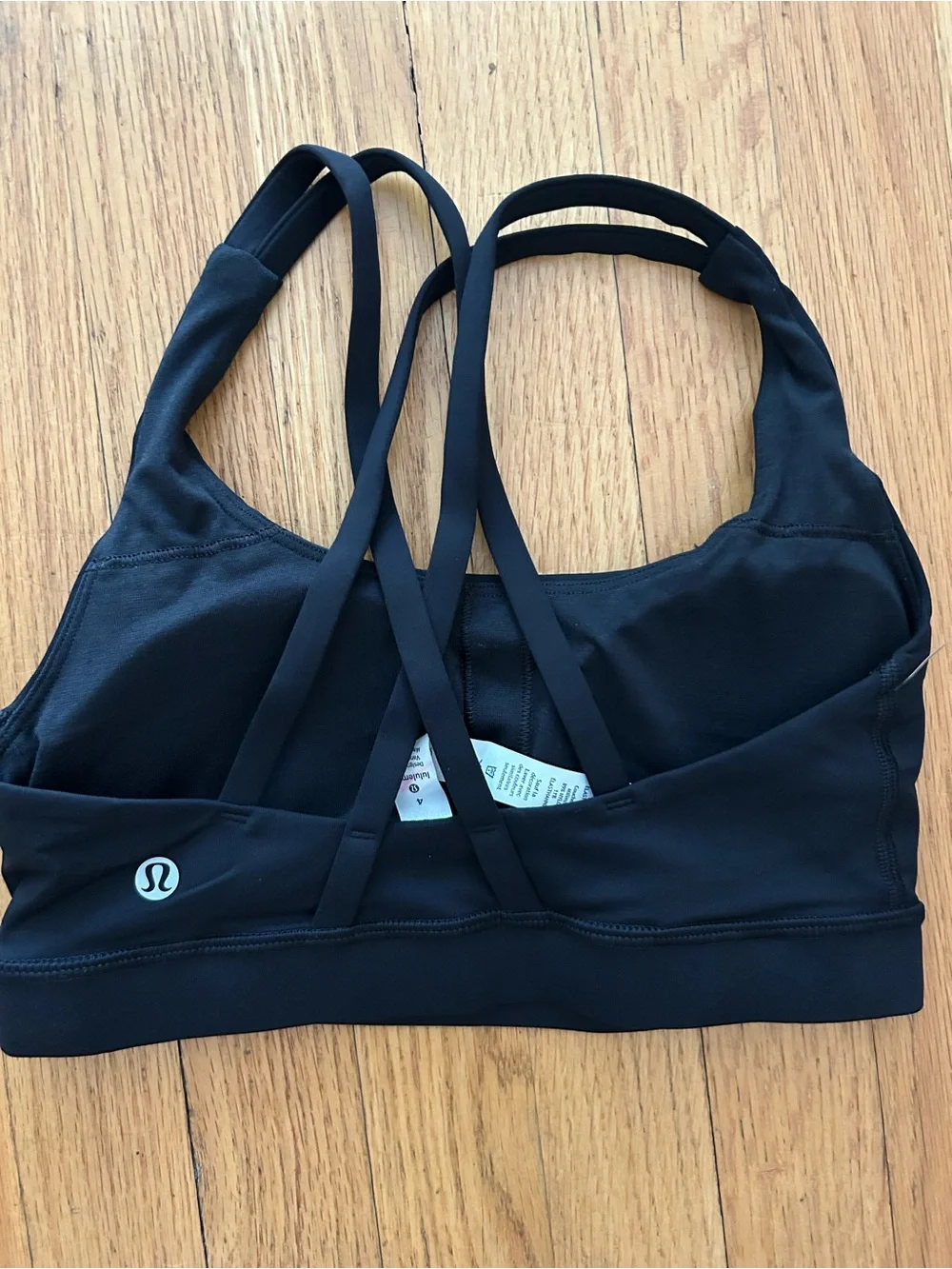 Lululemon Women's Black Strappy Sports Bra